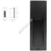 IT0115320โคมไฟฝังผนังทางเดิน20ทรงสี่เหลี่ยม