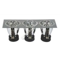 ดาวน์ไลท์สี่เหลี่ยม ขอบเงิน