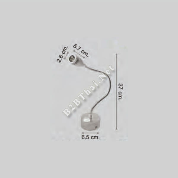 ก้านไฟ LED ติดแป้น 37cm Warmwhite