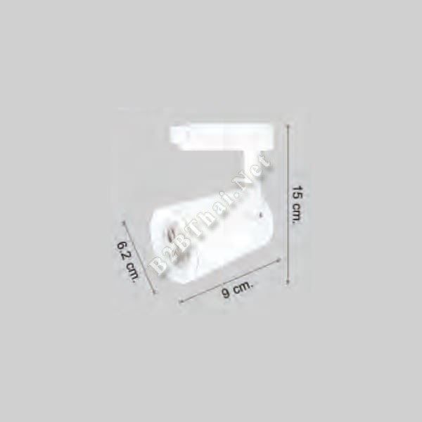สปอร์ตไลท์ติดราง สีขาว GU10 x 1 15cm