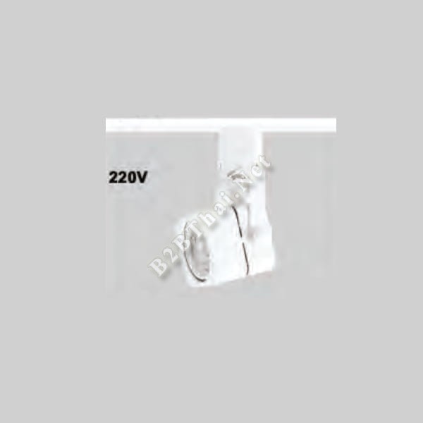 ฮาโดรเจนติดราง สี่เหลี่ยม สีขาว 220V 14cm
