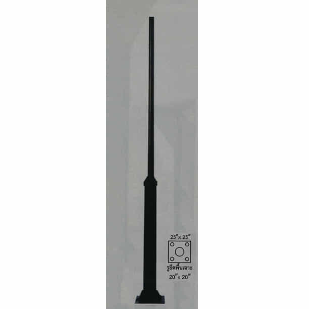 เสาไฟถนน 3 เมตร