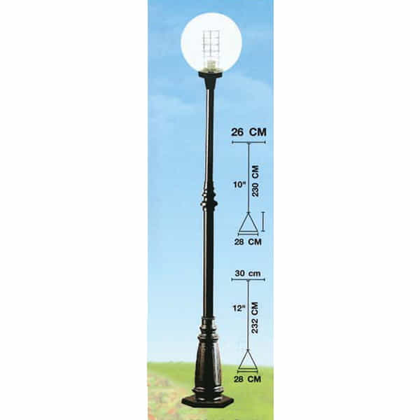 โคมไฟสนาม 2.3 เมตร