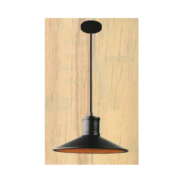 โคมไฟห้อยฝาชี สีดำ